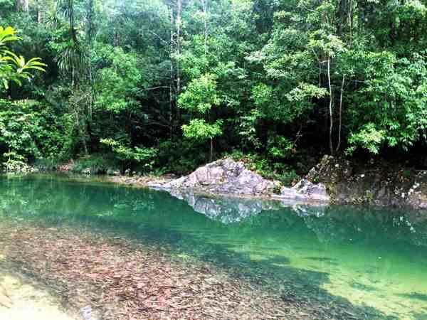 Blue Water Lake (Tasik Air Biru) in Endau Rompin National Park, Johor