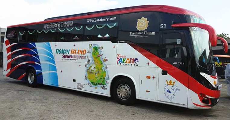Bus To Cataferry Tanjung Gemok Jetty
