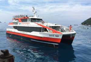 Cataferry is ferry operator from Mersing Jetty to Tioman Island