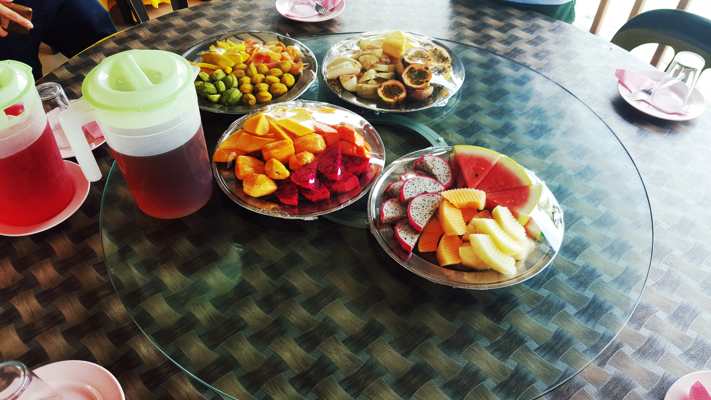 Fresh Fruit Served At Desaru Fruit Farm