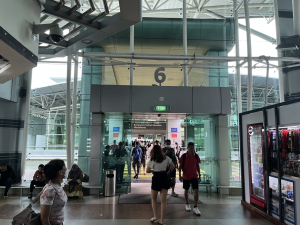 Gate 6 Walking Pathway To Woodlands In JB Sentral