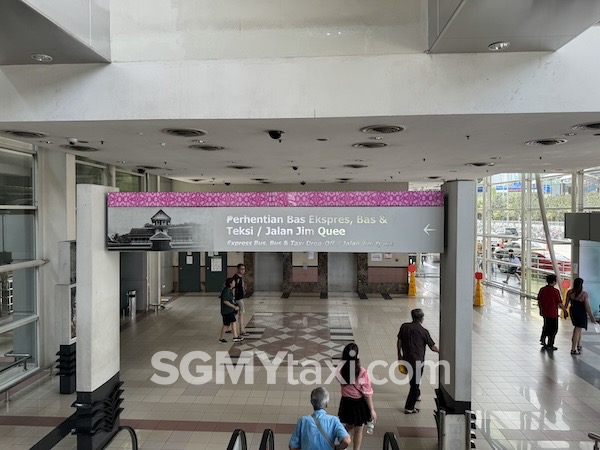 JB Sentral Direction Going Down to Bus Terminal