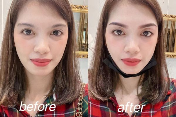 K Brow before and after look Paradigm Mall JB