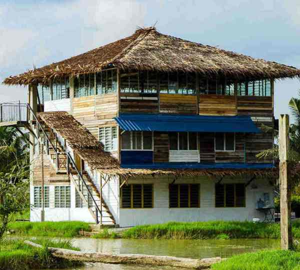 Kahang Organic Rice Eco Farm Stay (Lake View Chalet)