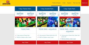 Legoland Malaysia 1 Day Ticket Price