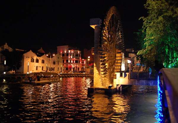 Malacca River Cruise at Night