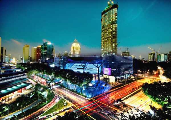 Orchard Road Singapore Night View