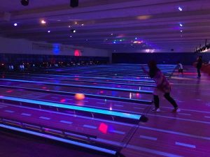 Cosmic Bowling In Orchid Bowl At SAFRA Yishun