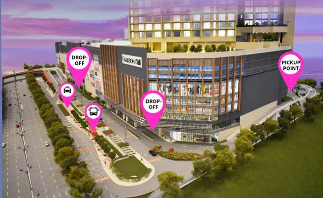 Paradigm Mall JB Private Car Pickup & Drop-Off Point