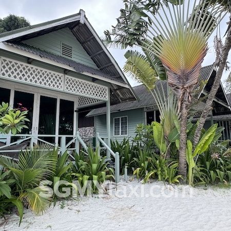 Rawa Island Resort Room Type_Beach fornt chalet_balcony outdoor view