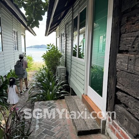 Rawa Island Resort Room Type_Beach fornt chalet_balcony outdoor view