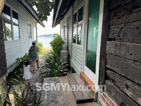 Rawa Island Resort Room Type_Beach fornt chalet_balcony outdoor view