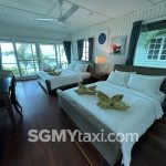 Rawa Island Resort Room Type_Beach fornt chalet_balcony outdoor view
