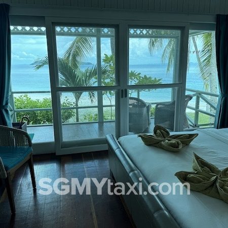 Rawa Island Resort Room Type_Beach fornt chalet_balcony outdoor view