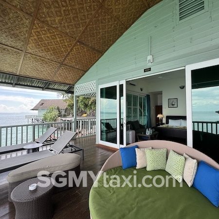 Rawa Island Resort Room Type_Waterfront_balcony bench
