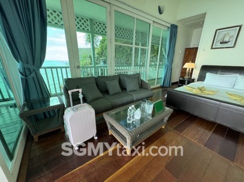 Rawa Island Resort Room Type_Waterfront_balcony bench