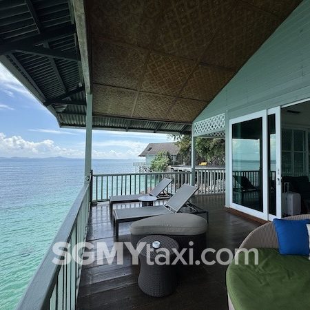 Rawa Island Resort Room Type_Waterfront_balcony bench