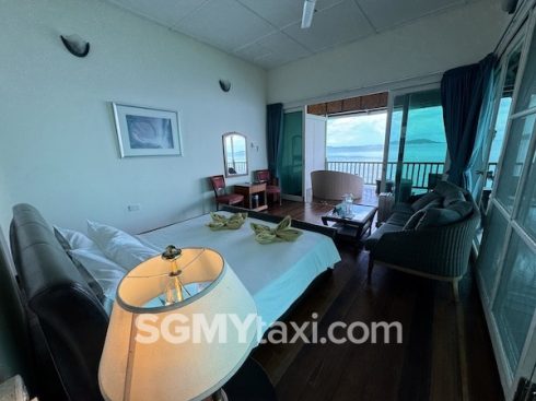 Rawa Island Resort Room Type_Waterfront_balcony bench