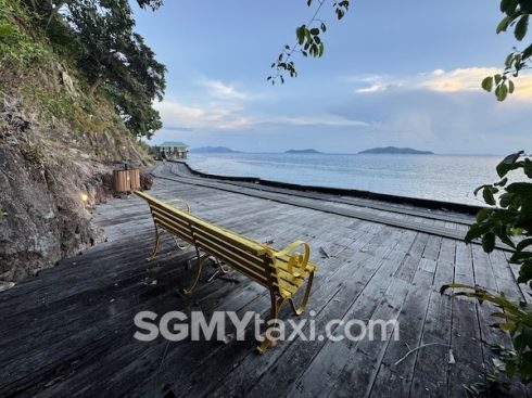 Rawa Island Walk Scene