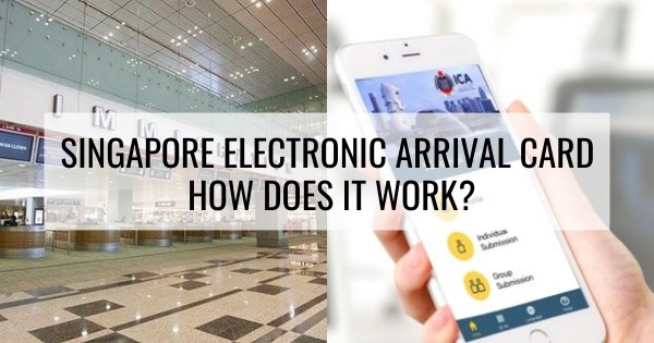 SG Electronic Arrival Card