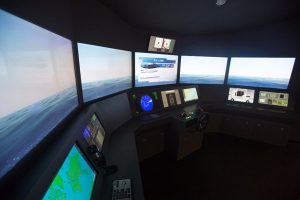 Ship Bridge Simulator At Singapore Maritime Gallery