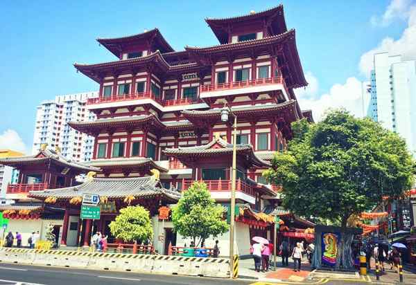 新加坡唐人街的庙