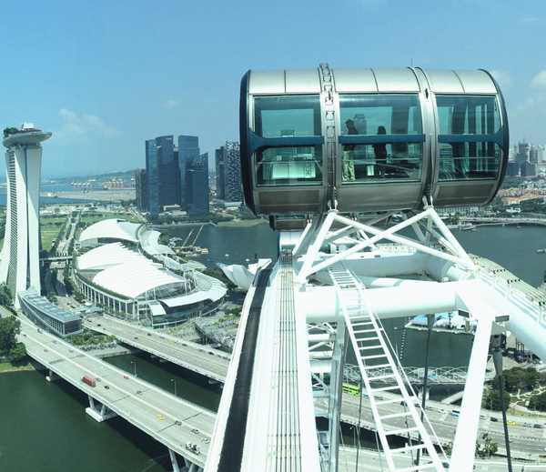 新加坡摩天观景轮的观景舱