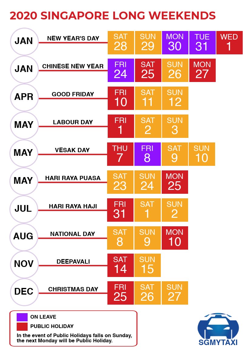 Public School Holidays Singapore 2021 2022 19 Long Weekends