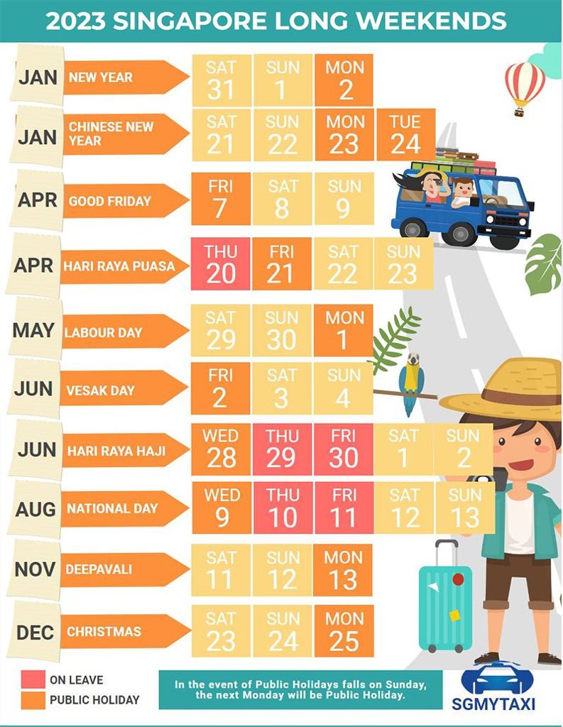 Singapore Public Holidays 2023