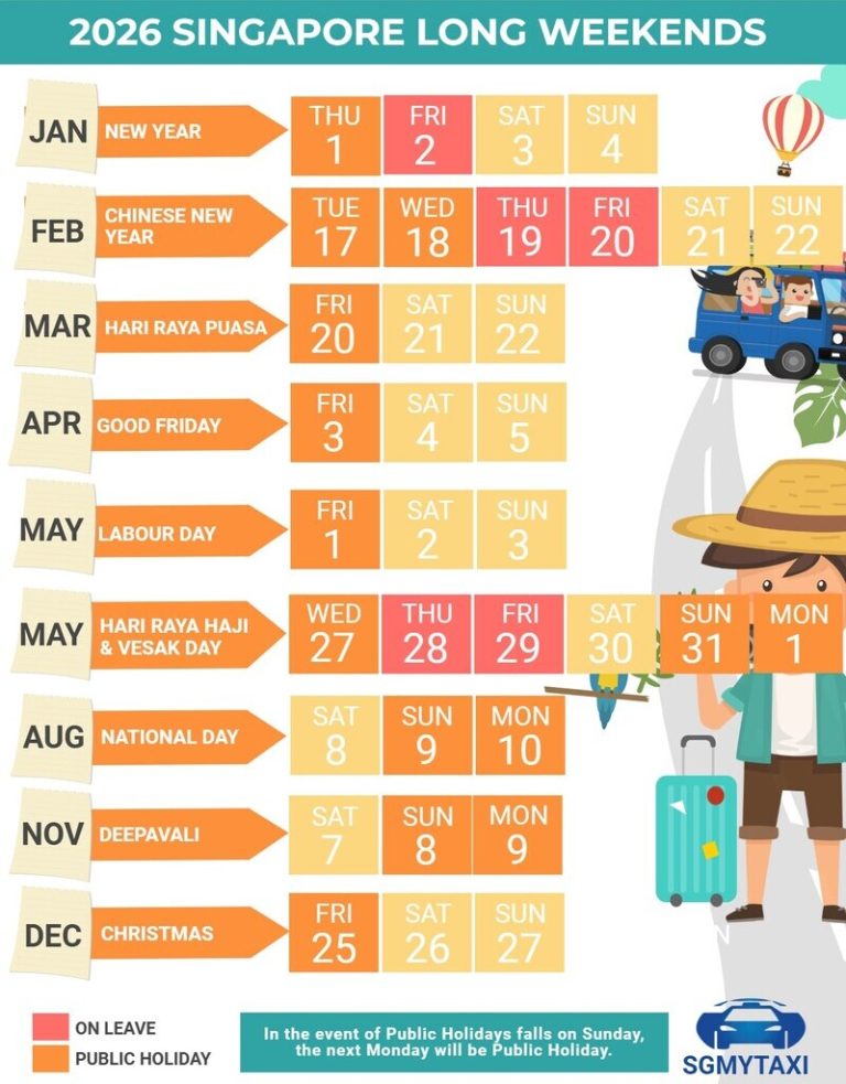 Public & School Holidays Singapore 2025 & 2026 (19 Long Weekends) Public & School Holidays Singapore 2025 & 2026 (19 Long Weekends)