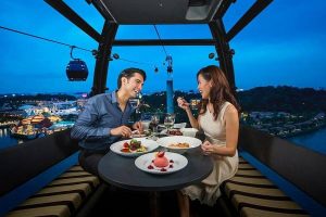 Sky Dining At Singapore Cable Car