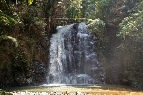 Takah Berangin Waterfall in Endau Rompin National Park, Johor