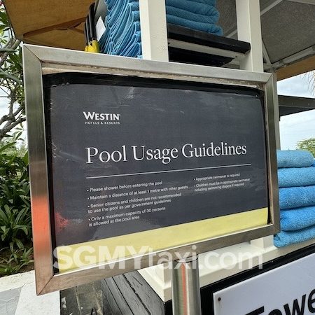 westin desaru pool guideline