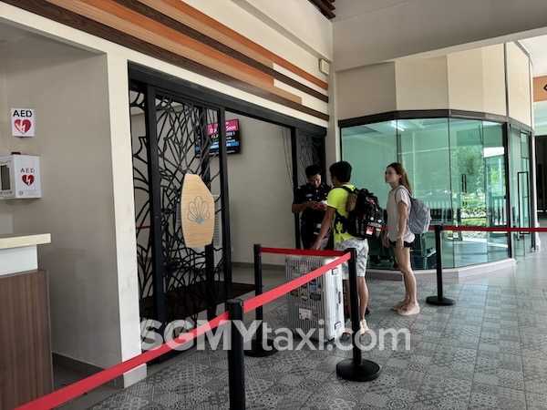 Desaru Coast Ferry Terminal Departure Gate Opened
