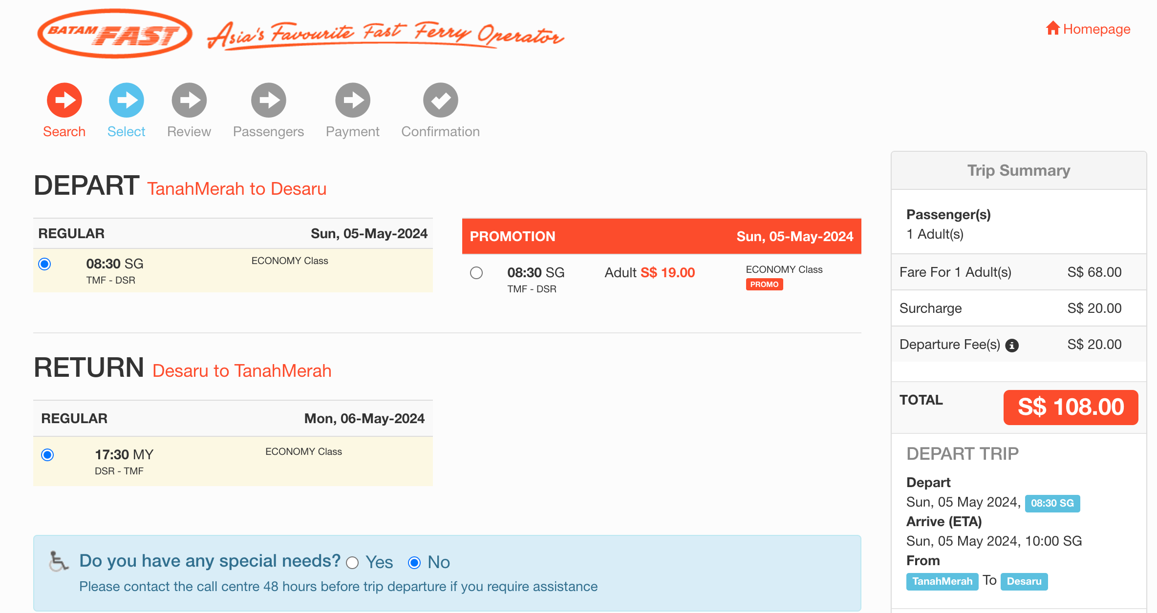 desaru ferry ticket