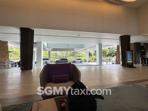 Westin Desaru Lobby Sofa Waiting Shuttle Bus at 4pm